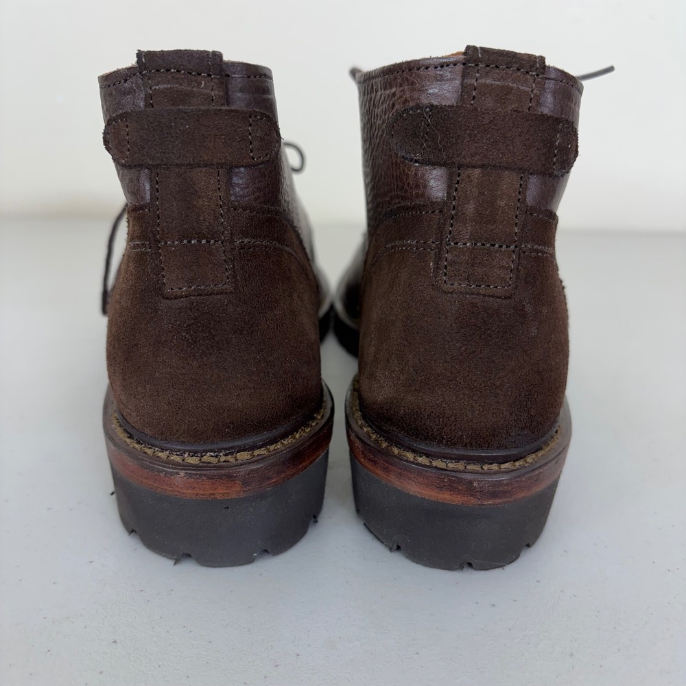Allen Edmonds Discovery Chukka Boots Mens 10 B Brown Leather Suede 3982 Narrow - Picture 6 of 10